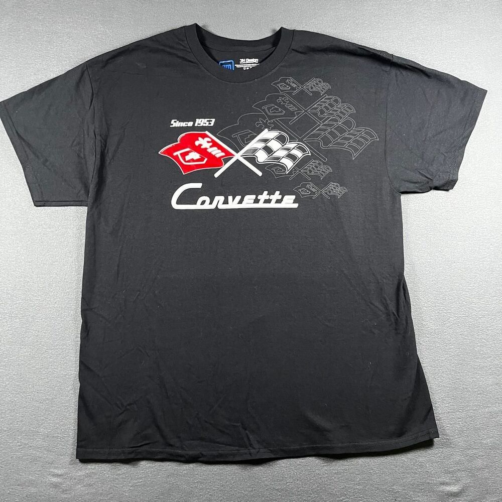 Chevrolet Men's Black and Red T-shirt